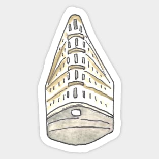 New York City Icons: Flat Iron Building Sticker